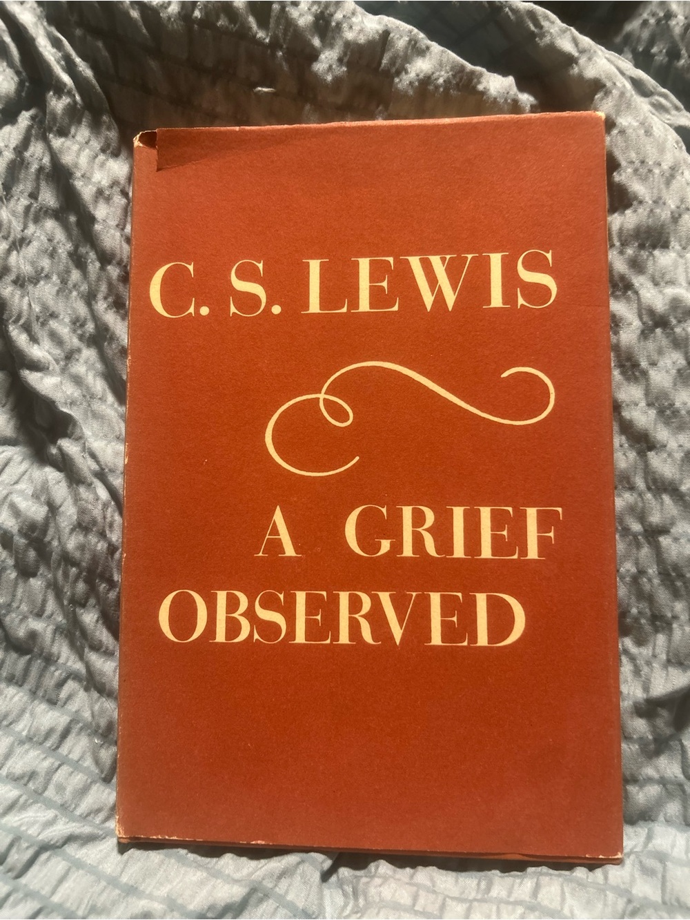 C. S. Lewis - 'A Grief Observed' Hardback with Dust Cover 1961